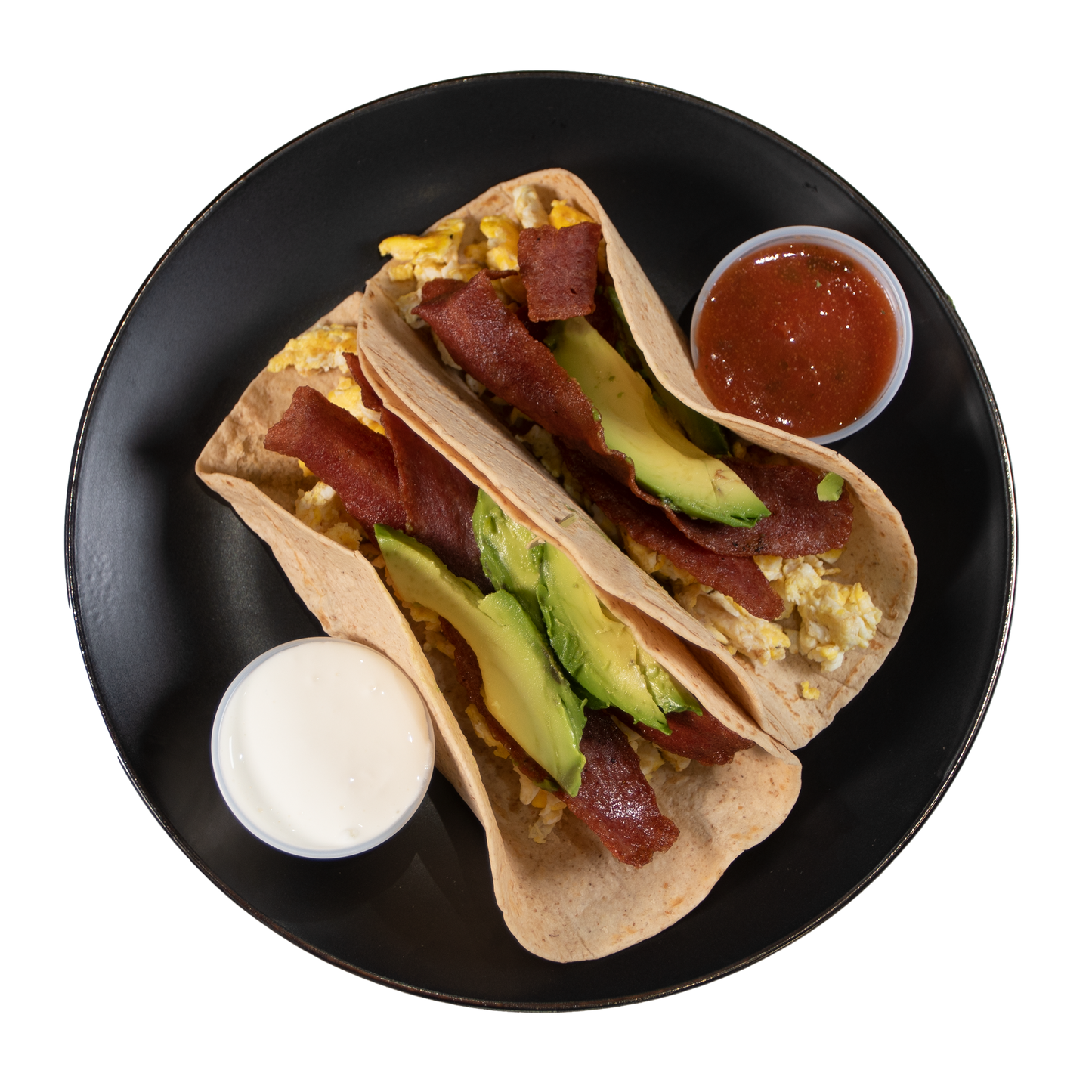 Bacon, Egg & Avocado Breakfast Wraps